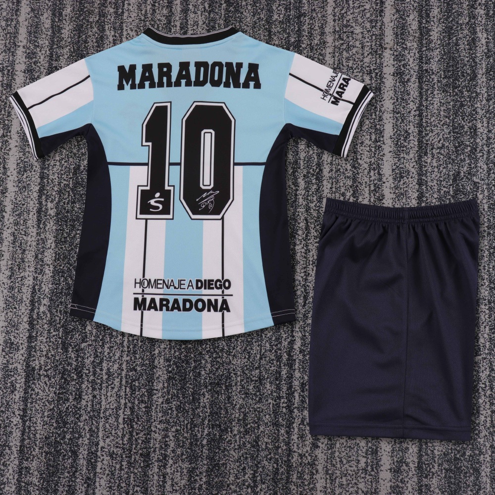 2001 Retro Argentina National Team Maradona Commemorative Edition Jersey 1:1 Thai Quality Kids Size