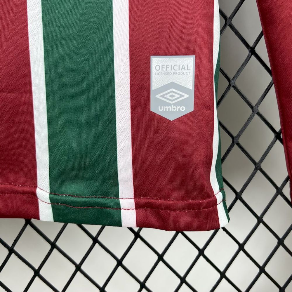 2025/2026 Long Sleeves Fluminense Home Football Jersey 1:1 Thai Quality