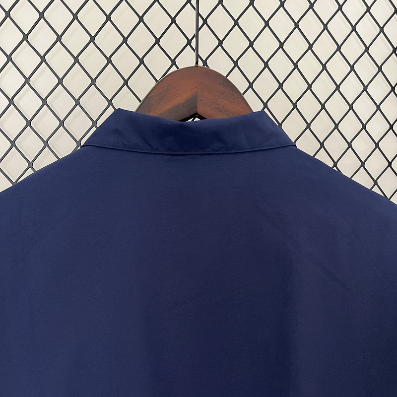 2024 Italy Windbreaker Blue Jersey