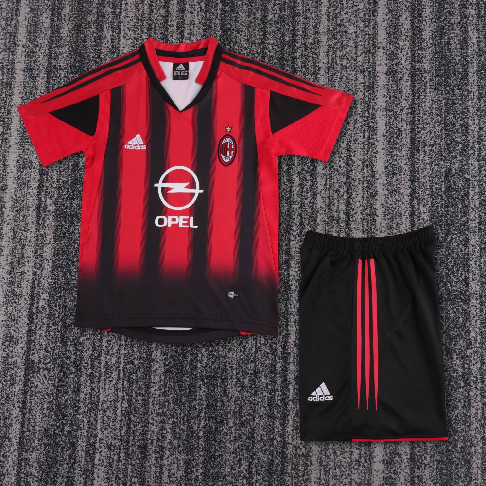 2004-2005 Retro AC Milan Third Away Football Shirt 1:1 Thai Quality Kids Size