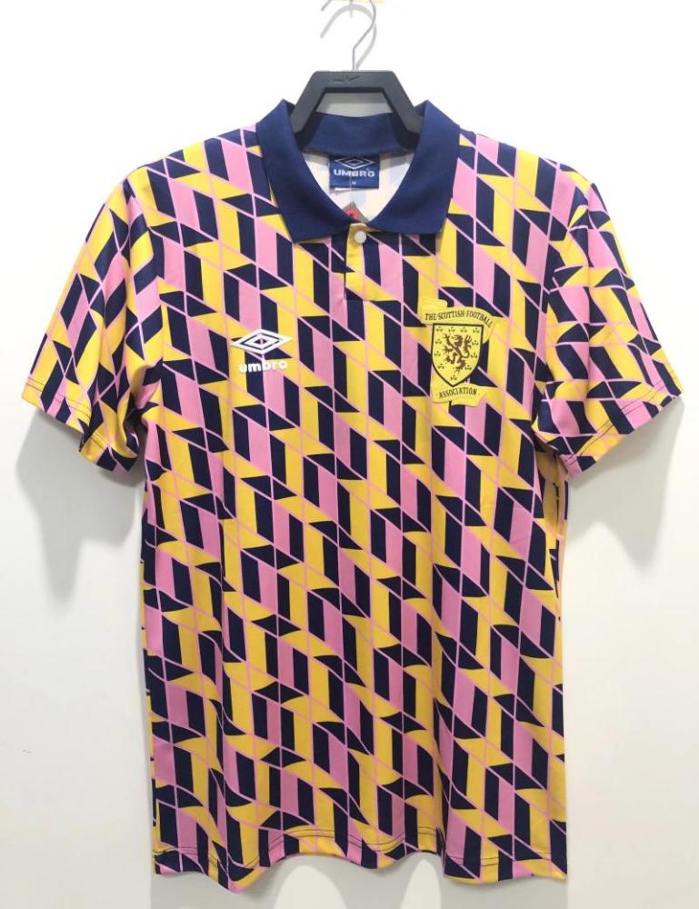 1988-1989 Retro Scotland National Team Third Away Football Shirt 1:1 Thai Quality