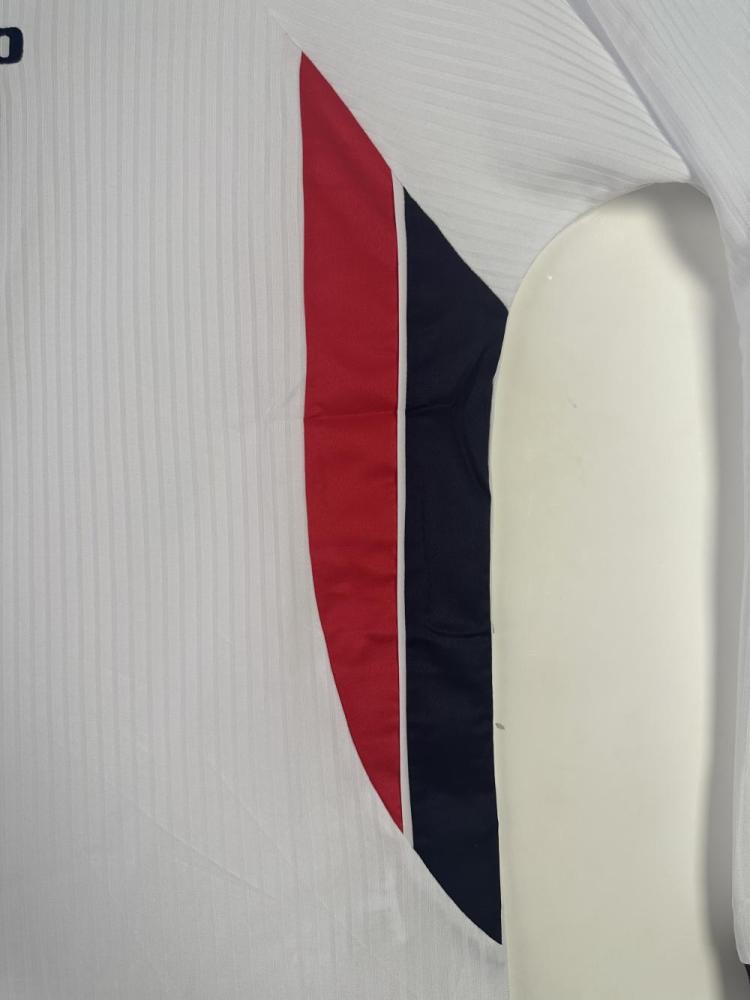 1998 Retro Long Sleeve England Home Soccer Jersey 1:1 Thai Quality