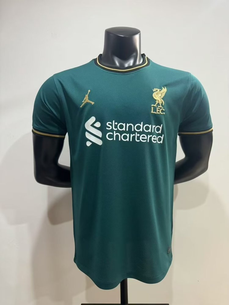 2025/2026 Player Version Liverpool Special Edition Green Football Jersey 1:1 Thai Quality