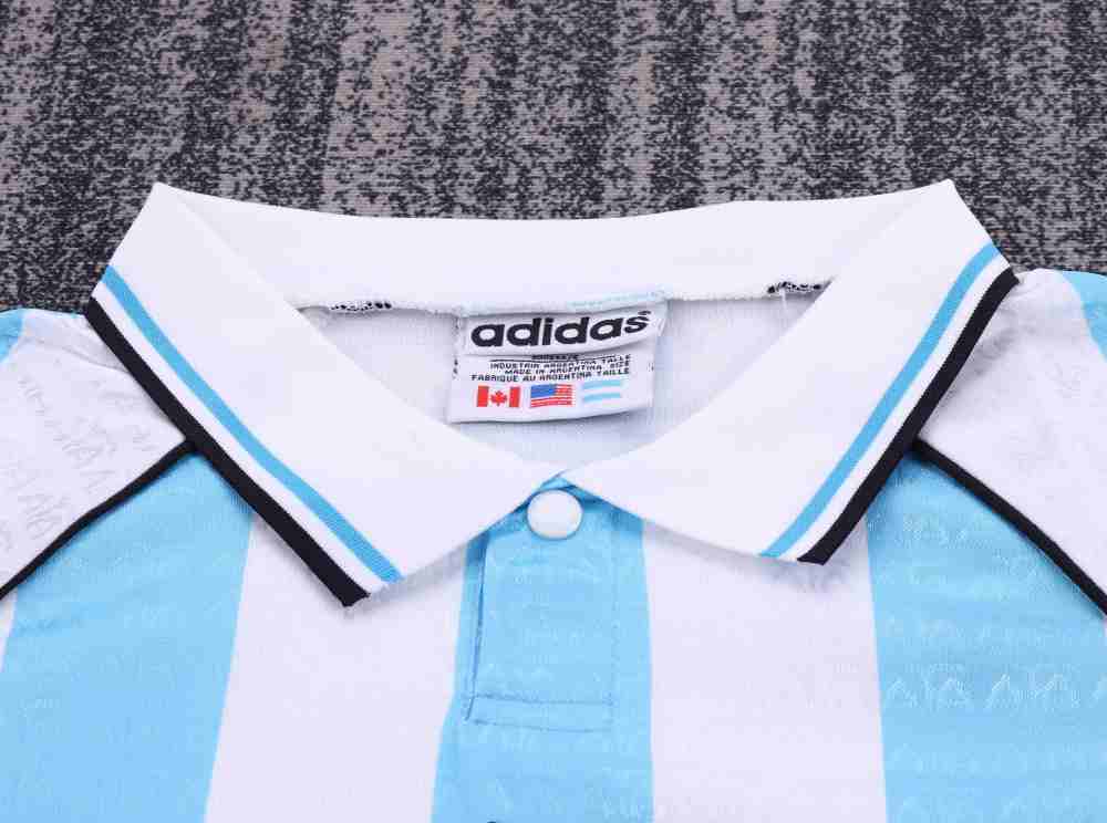 1996-1997 Retro Argentina National Team Home Jersey 1:1 Thai Quality Kids Size