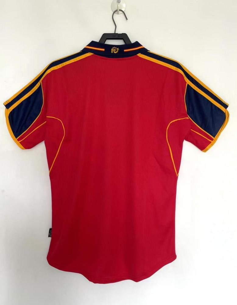 2000 Retro Spain Home Soccer Shirt 1:1 Thai Quality