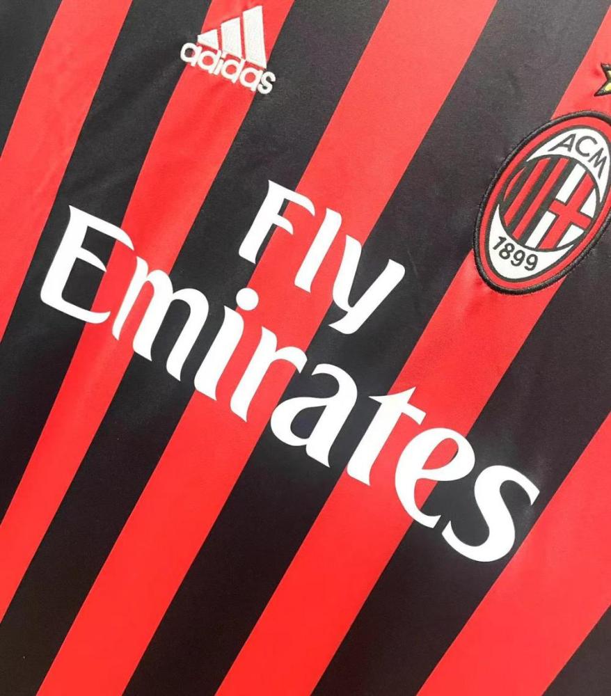 2017/2018 Retro AC Milan Home Football Shirt 1:1 Thai Quality