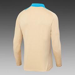 2024-2025 Argentina Half-Pull Training Suit Khaki Jersey Set