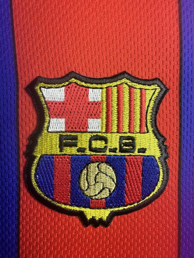1997/1998 Retro Barcelona Home Football Shirt 1:1 Thai Quality