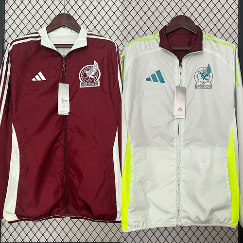 2024 Mexico Reversible Windbreake Soccer Jersey 1:1 Thai Quality