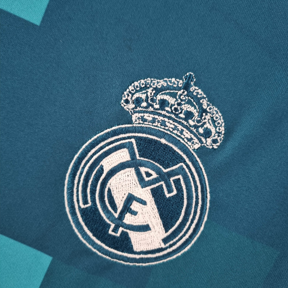 2017/2018 Retro Long Sleeve Real Madrid Third Away 1:1 Thai Quality