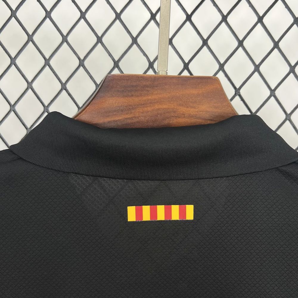 2024/2025  Barcelona x Travis Scott Collab Away Black Advertising Football Shirt 1:1 Thai Quality