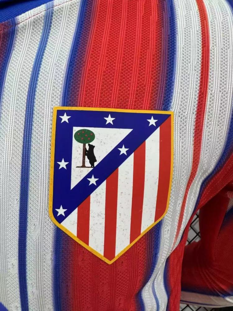 2024/2025 Player Version Atletico Madrid Home Long Sleeve 1:1 Thai Quality