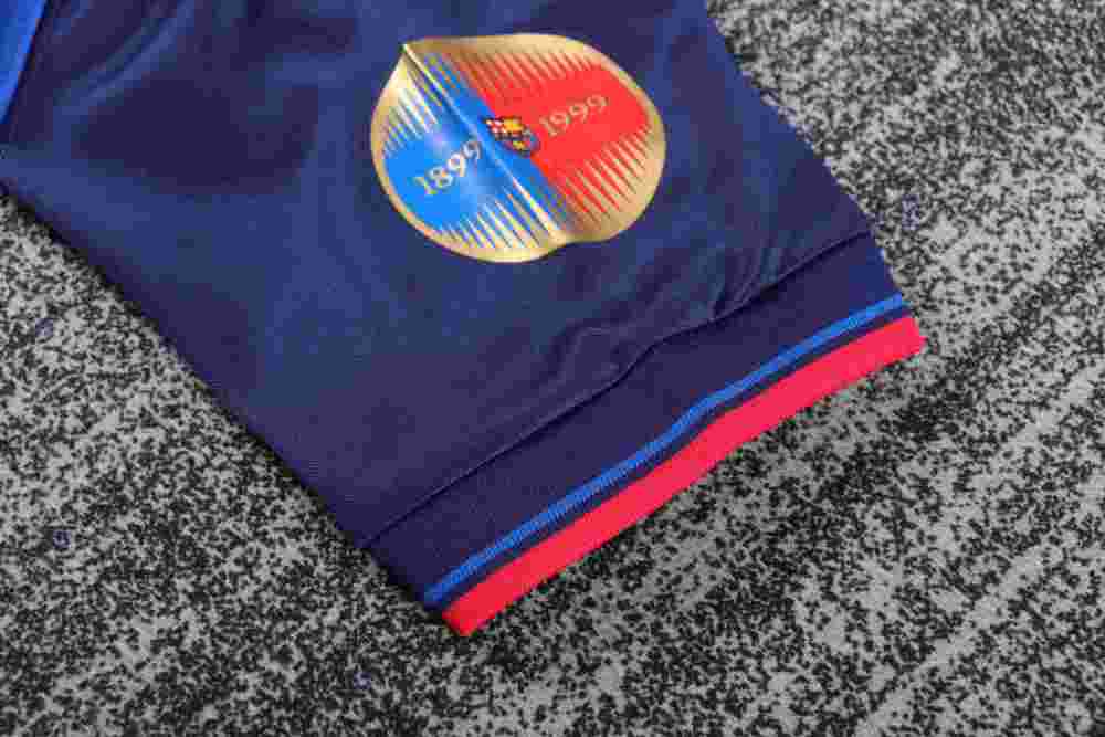 1899-1999 Retro Barcelona 100th Anniversary Version Home Football Shirt 1:1 Thai Quality Kids Size