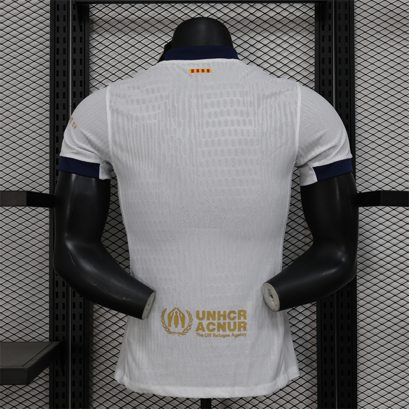 2024/2025 Player Version Barcelona White Coldplay Jersey 1:1 Thai Quality