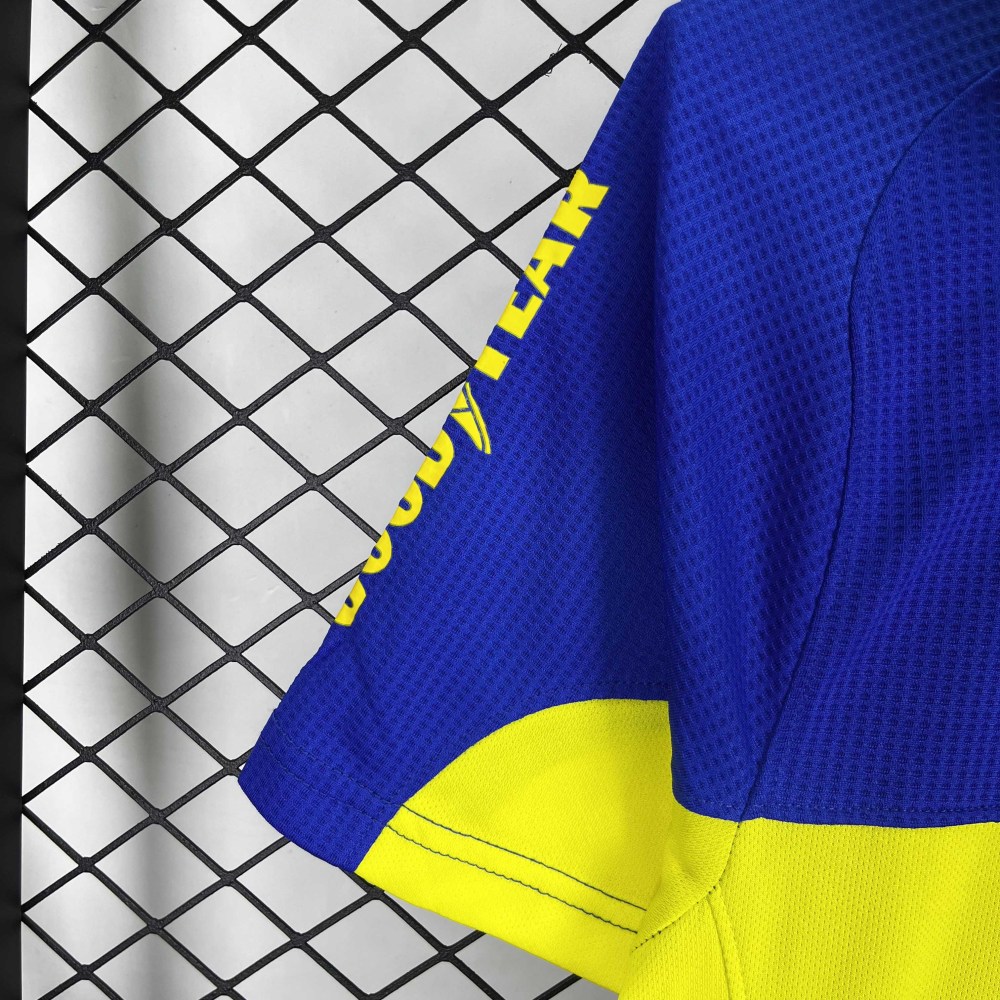 2005 Retro Boca Juniors 100th Anniversary Edition Football Jersey 1:1 Thai Quality
