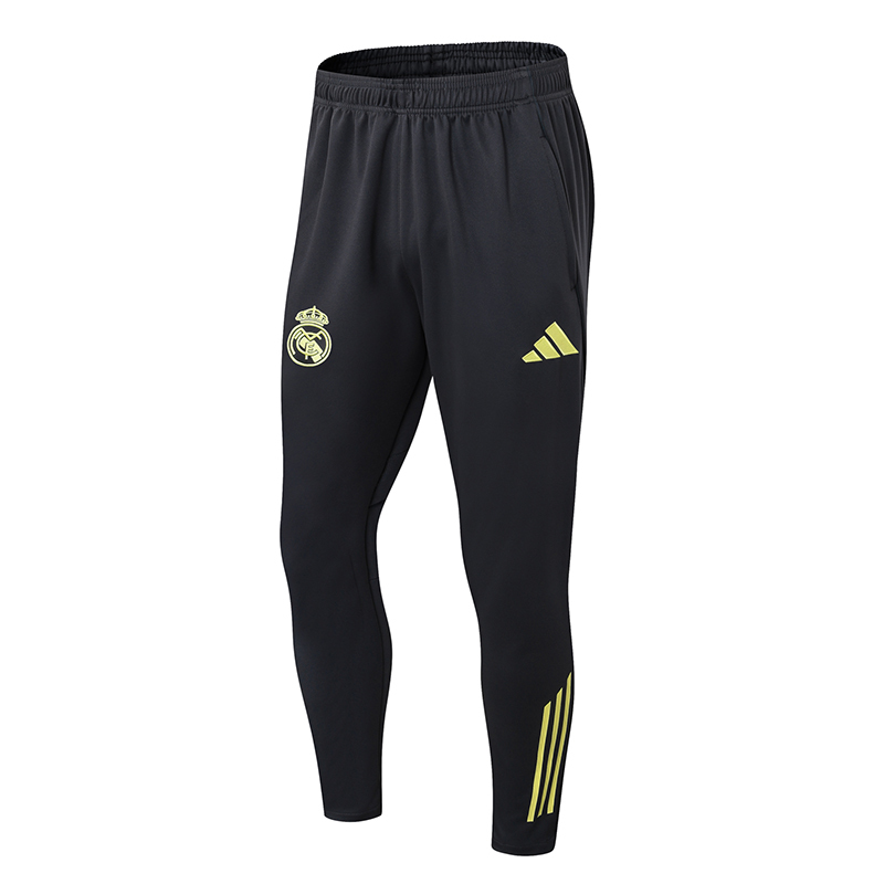 2025-2026 Real Madrid Dark Gray Half-Pull Training Suit Football Shirt 1:1 Thai Quality Set