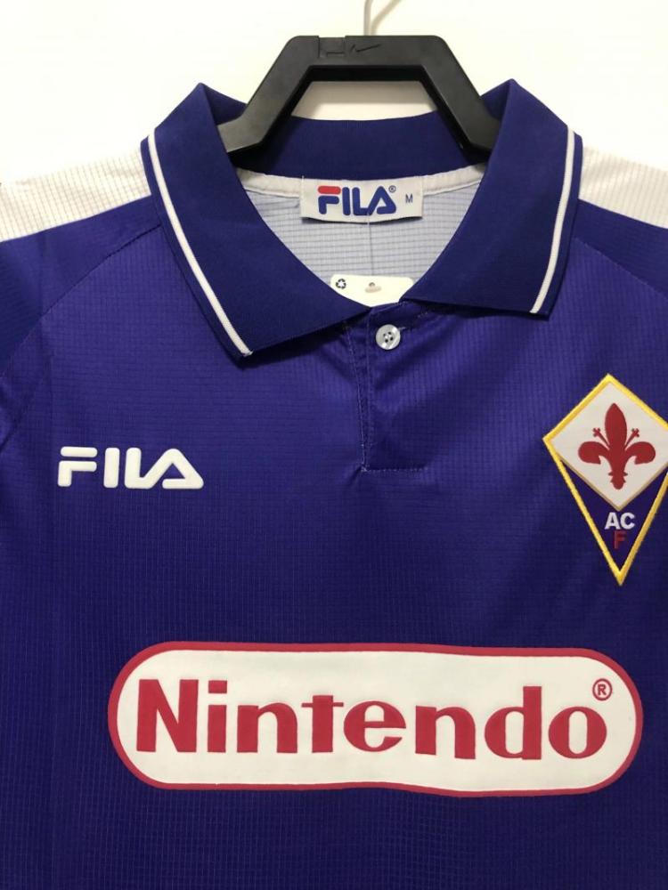 1998/1999 Retro Fiorentina Home Soccer Jersey 1:1 Thai Quality