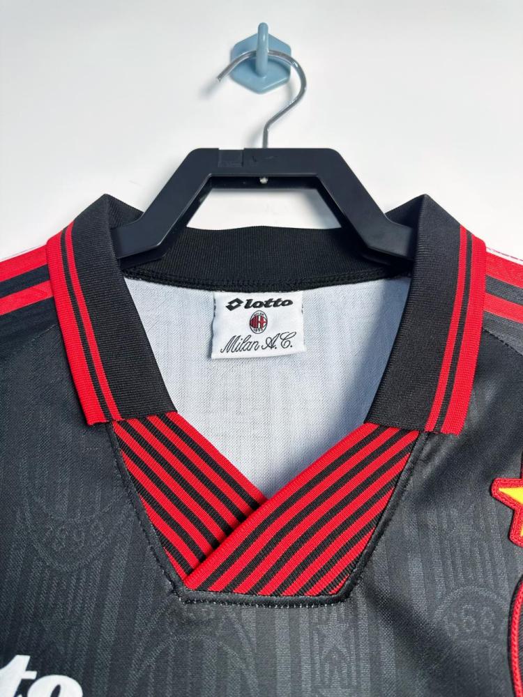 1997/1998 Retro AC Milan Special Edition Black Football Shirt 1:1 Thai Quality