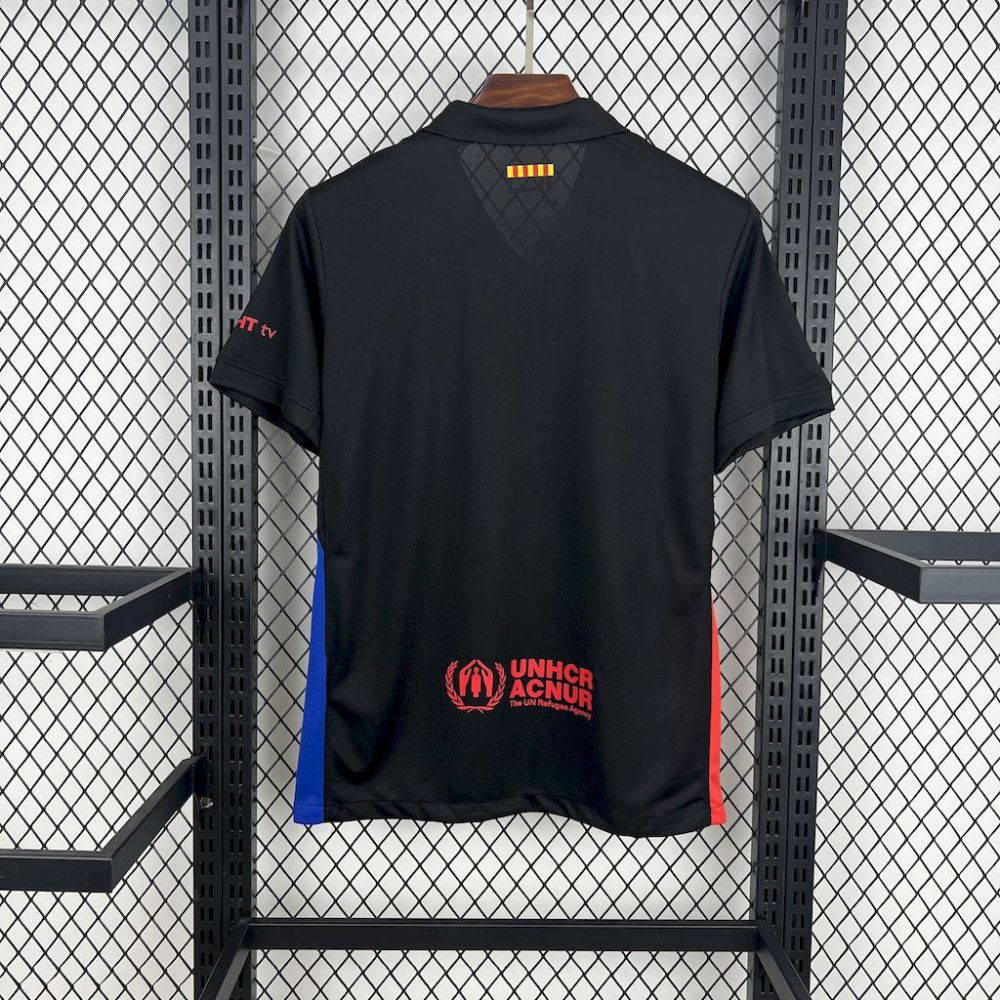 2024/2025  Barcelona x Travis Scott Collab Away Black Advertising Football Shirt 1:1 Thai Quality
