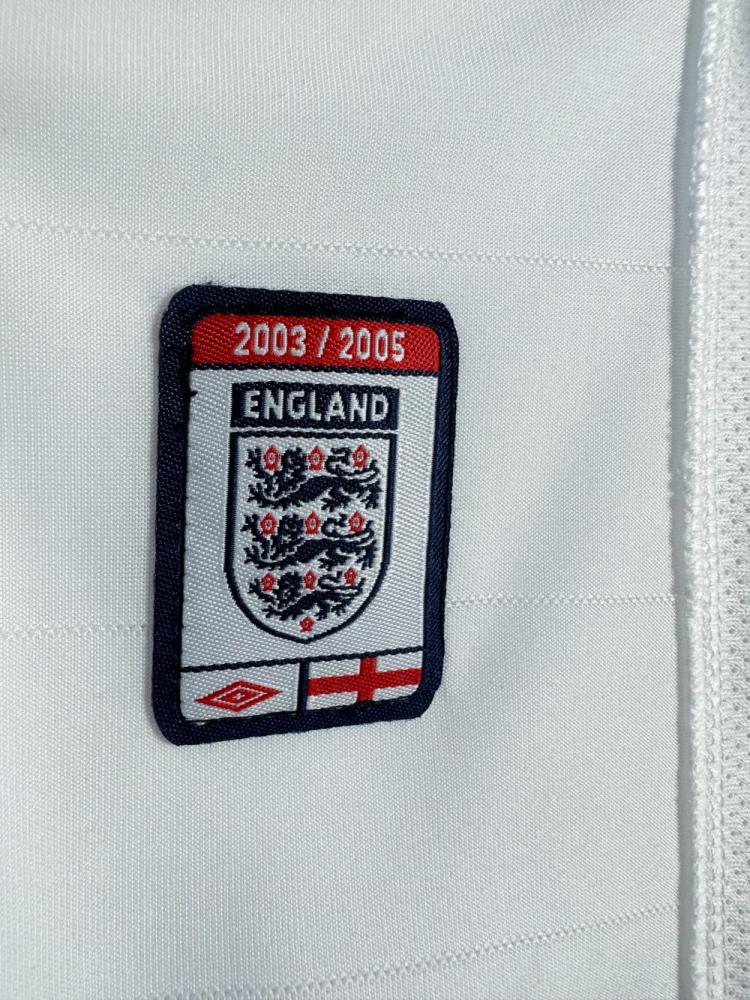 2004 Retro England Home Soccer Jersey 1:1 Thai Quality