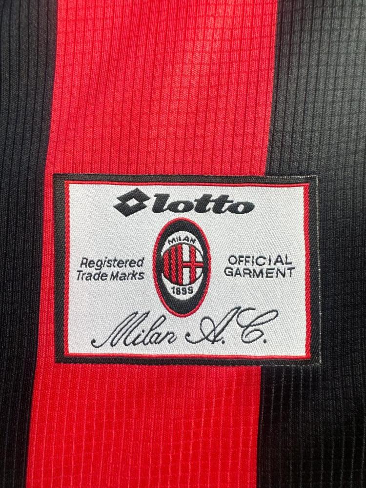 1997/1998 Retro AC Milan Home Football Shirt 1:1 Thai Quality