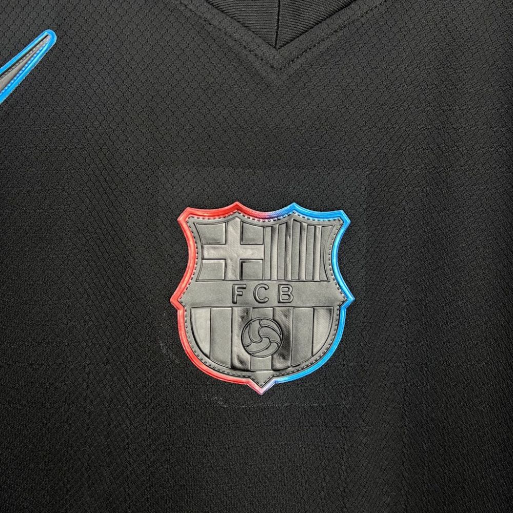 2024/2025  Barcelona x Travis Scott Collab Away Black Advertising Football Shirt 1:1 Thai Quality