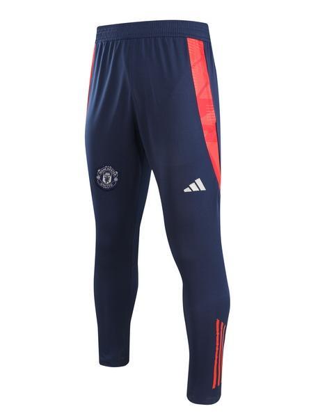 2024/2025 Manchester United Half-Pull Training Suit Red and black print Football Shirt 1:1 Thai Quality Set