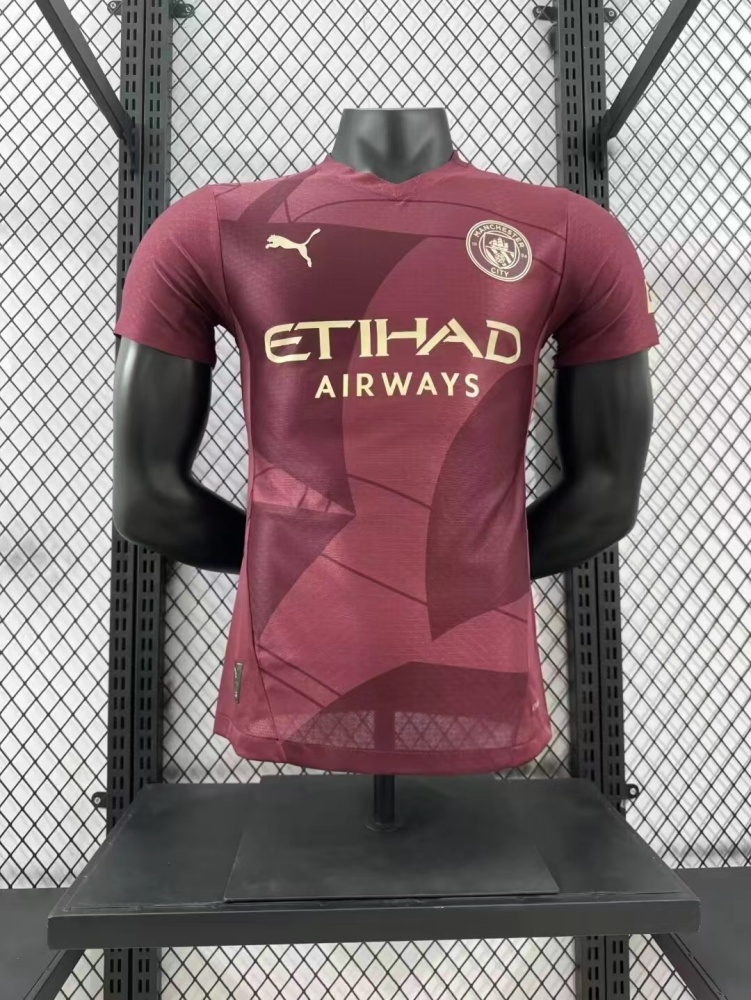 2024/2025 Player Version Manchester City Third Away Football Shirt 1:1 Thai Quality
