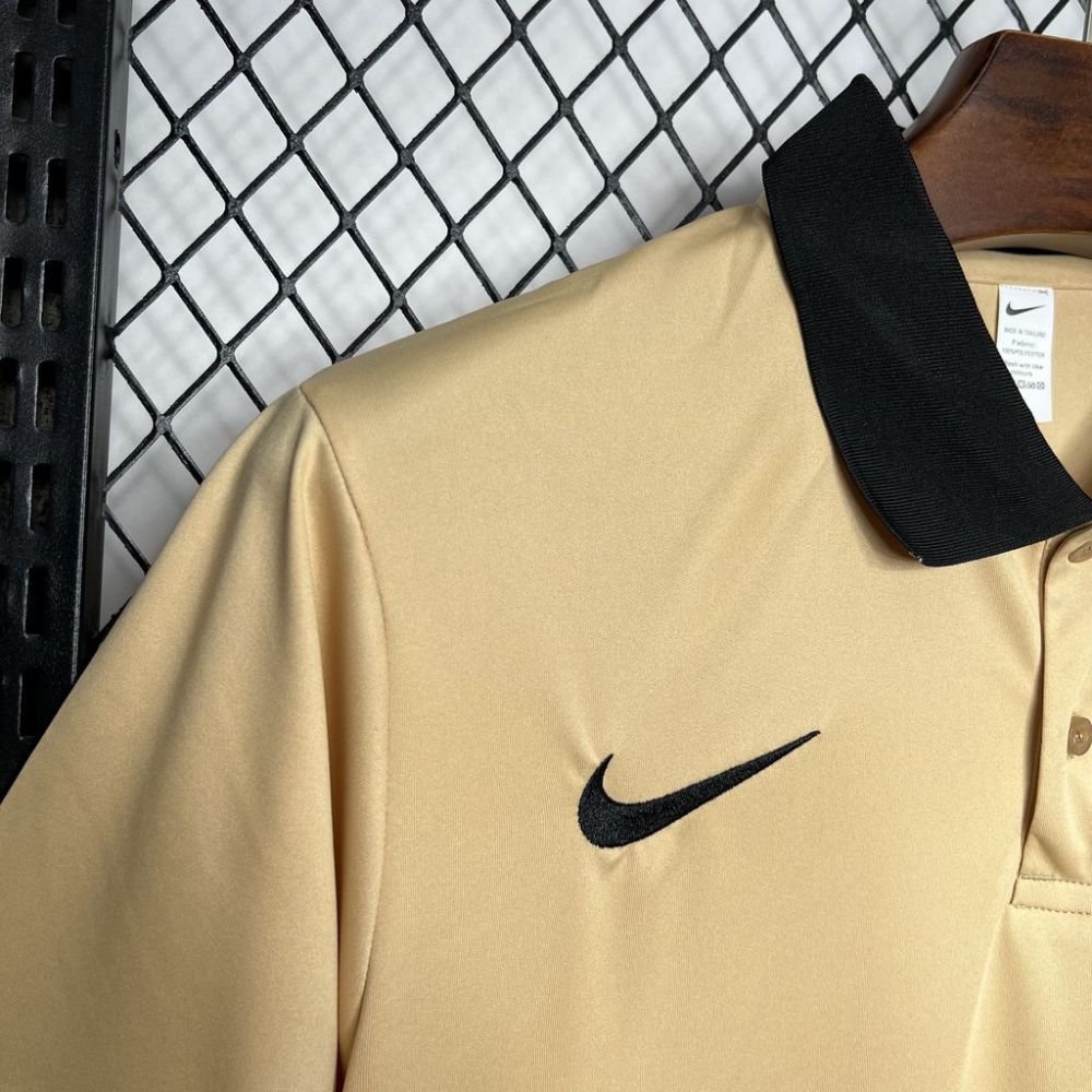 2024/2025 Barcelona Polo Khaki Football Shirt 1:1 Thai Quality