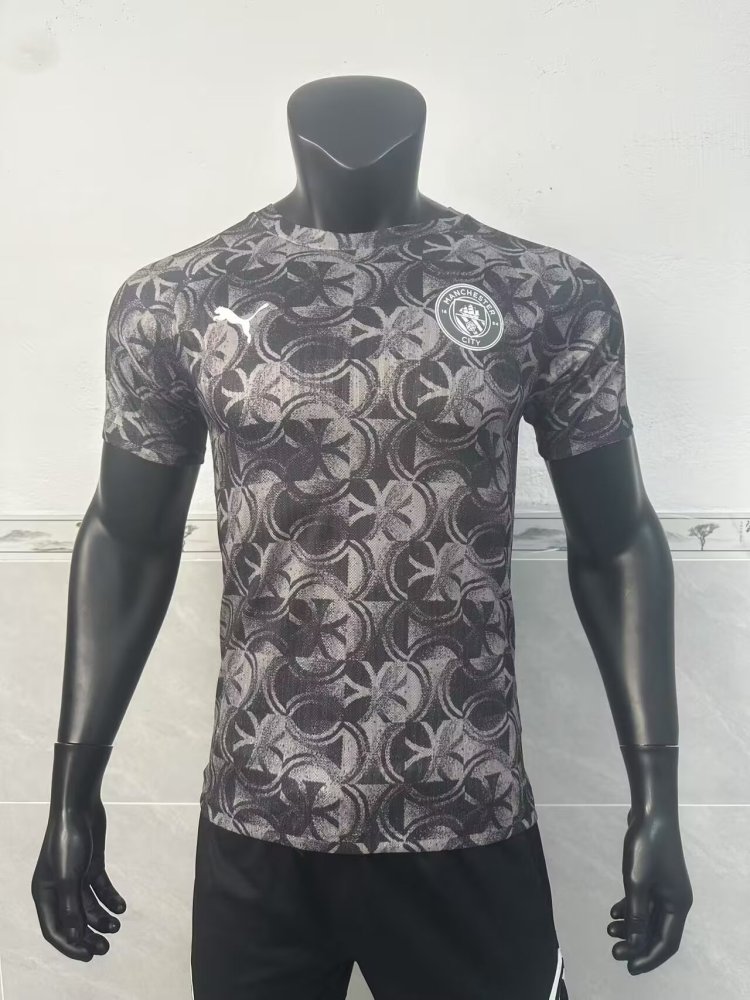 2025/2026 Player Version Manchester City Pre-match uniform Football Shirt 1:1 Thai Quality