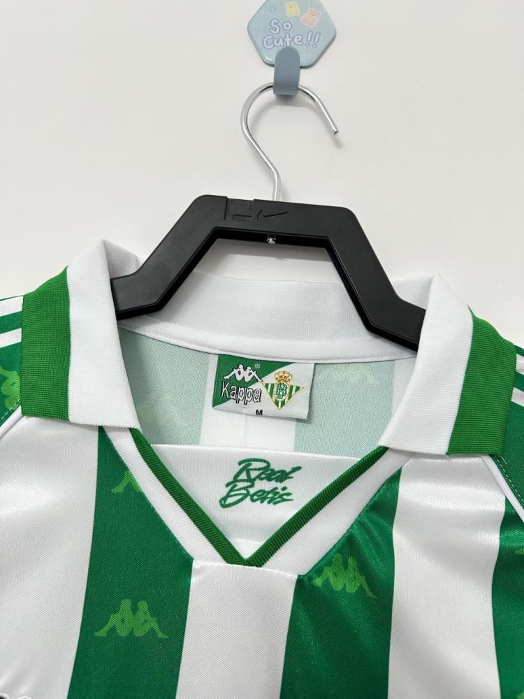 1995/1997 Retro Real Betis Home With Sponsors Football Shirt 1:1 Thai Quality