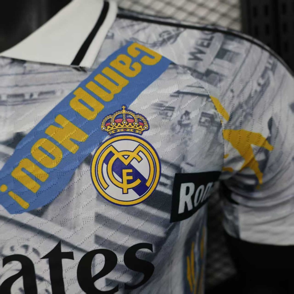 2025/2026 Player Version Real Madrid Champions League Highlights Football Jersey 1:1 Thai quality