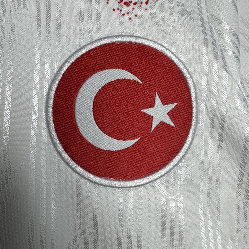 1996 Retro Türkiye National Team Away Football Shirt 1:1 Thai Quality