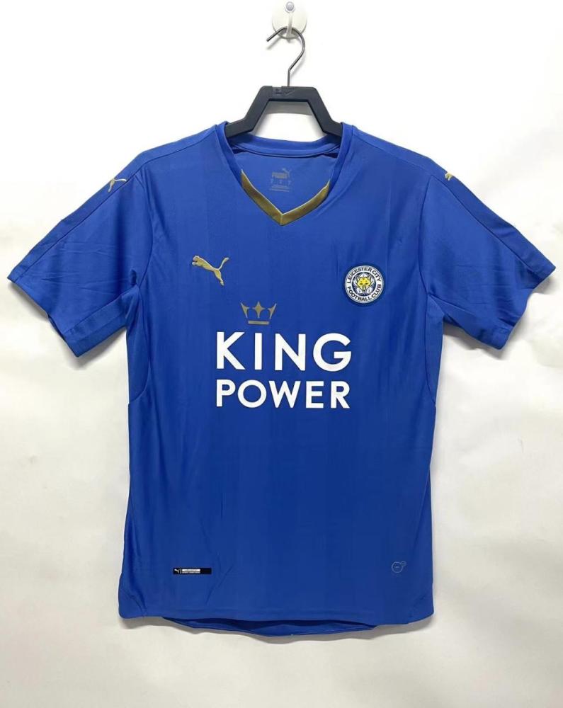 2015-2016 Retro Leicester City Home Soccer Jersey 1:1 Thai Quality