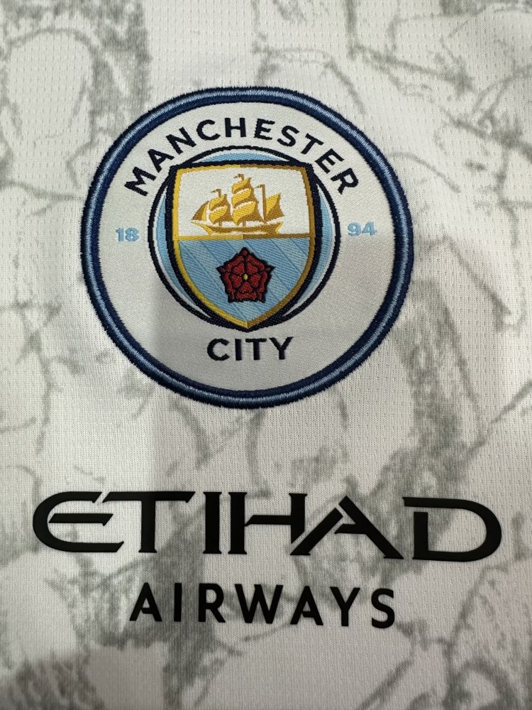 2025/2026 Manchester City KidSuper Joint Edition White Football Shirt 1:1 Thai Quality