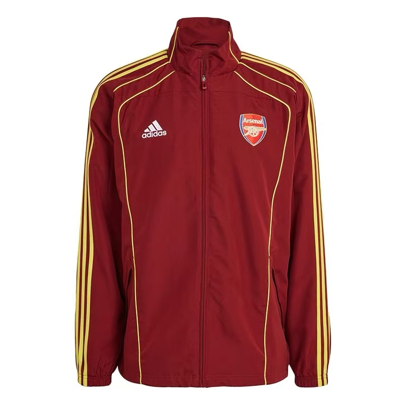 2025 Arsenal Soccer Jersey Windbreaker Red 1:1 Thai Quality
