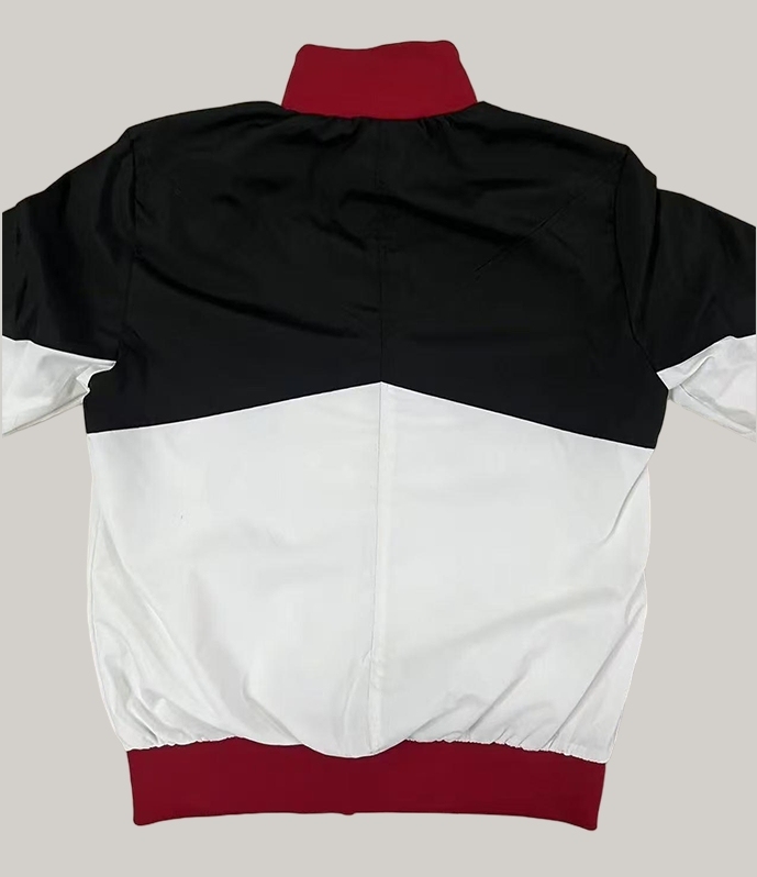 2025 Atletico Madrid Windbreaker Black-White Jersey 1:1 Thai Quality