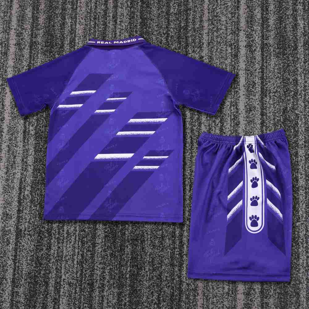1994-1996 Retro Real Madrid Away Football Shirt 1:1 Thai Quality Kids Size