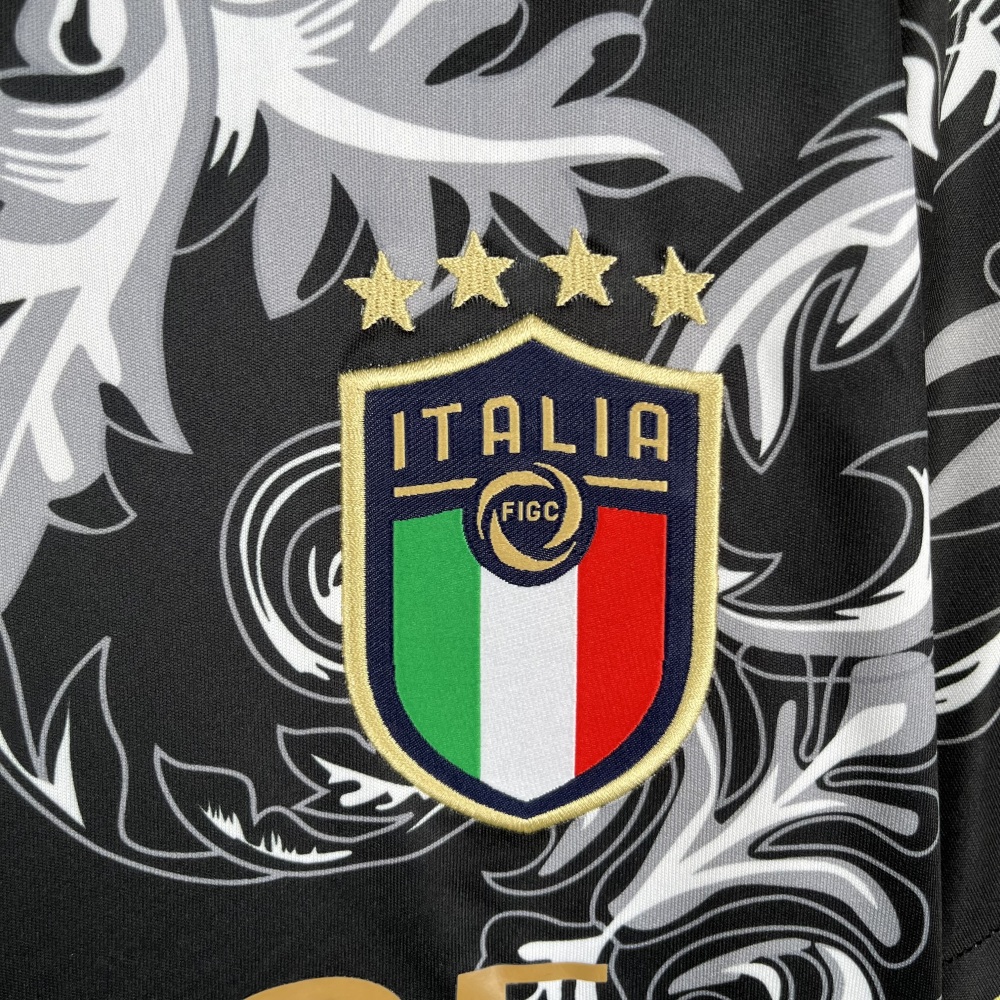2024-2025 Italy Special Edition Black Soccer Shirt