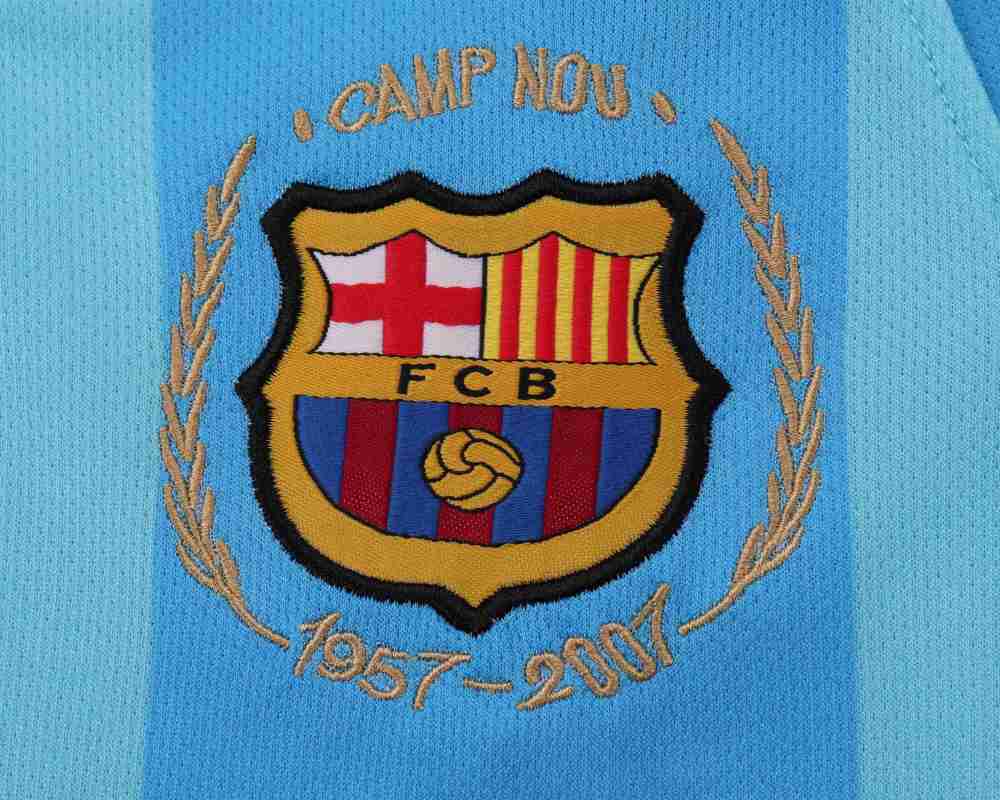 2007-2008 Retro Barcelona Away Football Shirt 1:1 Thai Quality Kids Size