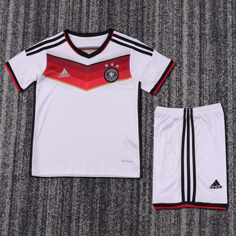 2014 Retro Germany Home Football Shirt 1:1 Thai Quality Kids Size