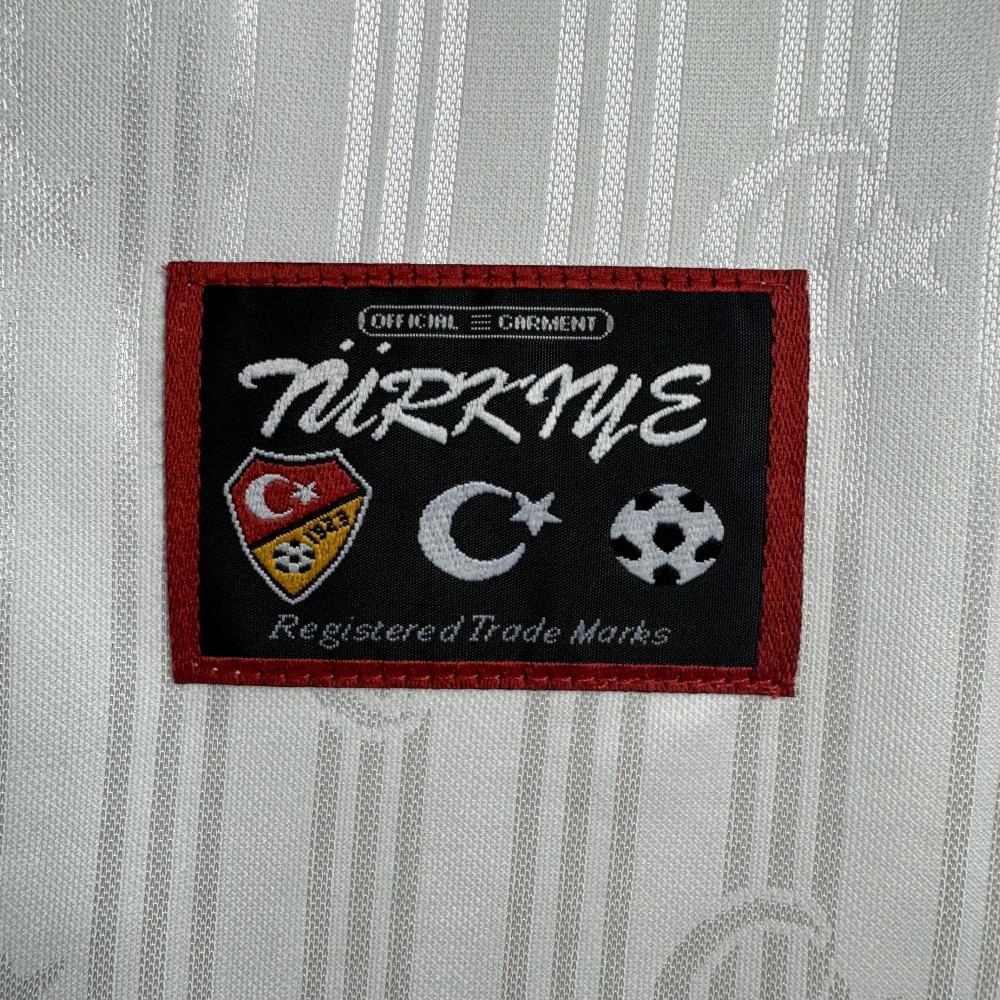 1996 Retro Türkiye National Team Away Football Shirt 1:1 Thai Quality