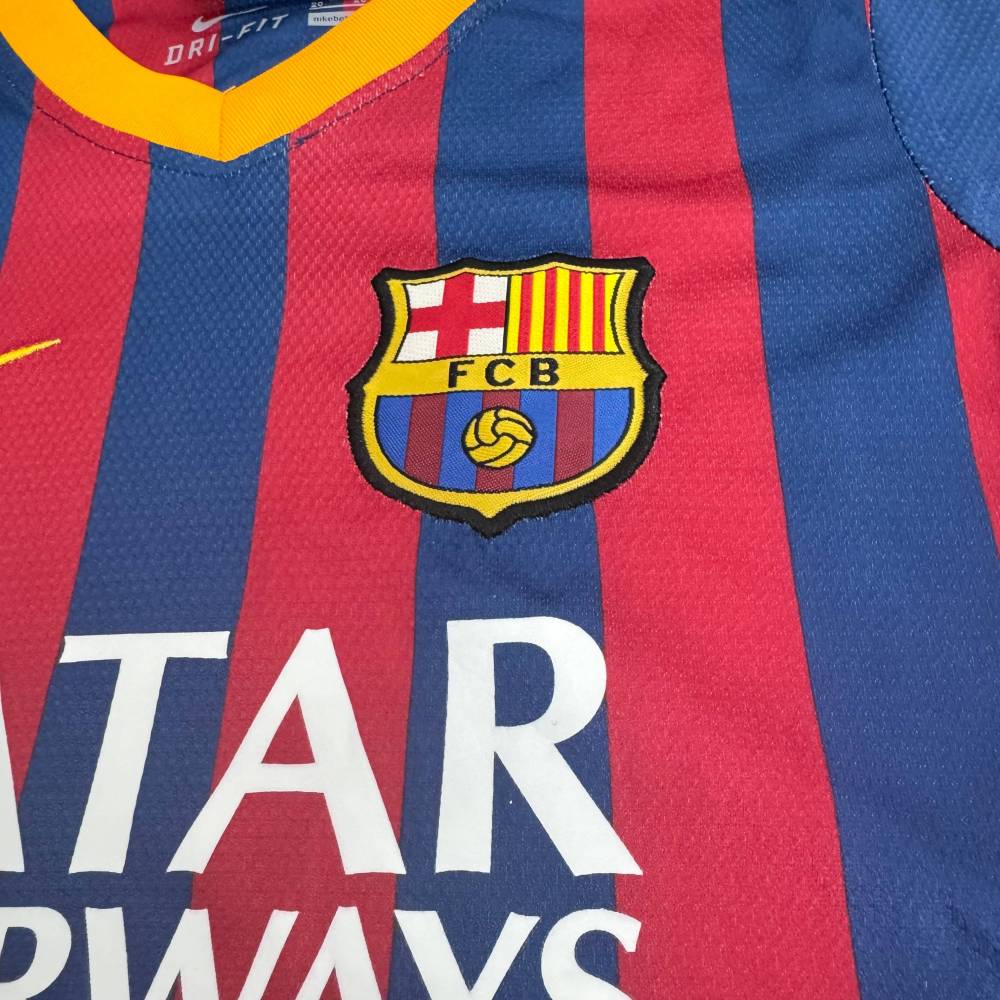 2013-2014 Retro Barcelona Home Football Shirt 1:1 Thai Quality Kids Size