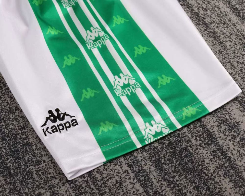 1995-1997 Retro Real Betis Home Football Shirt 1:1 Quality Kids Size