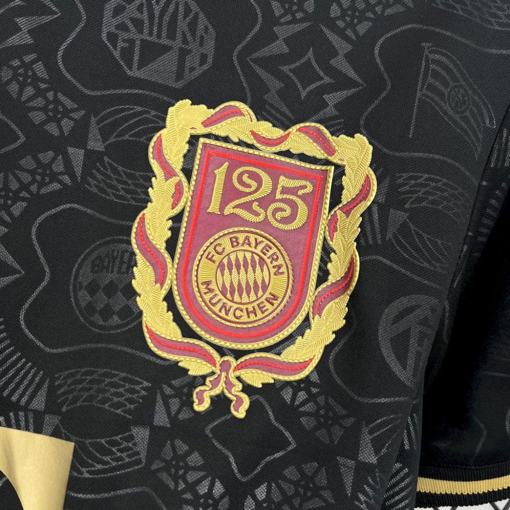 2025/2026 Bayern Munich 125th Anniversary Edition Black Football Jersey 1:1 Thai Quality