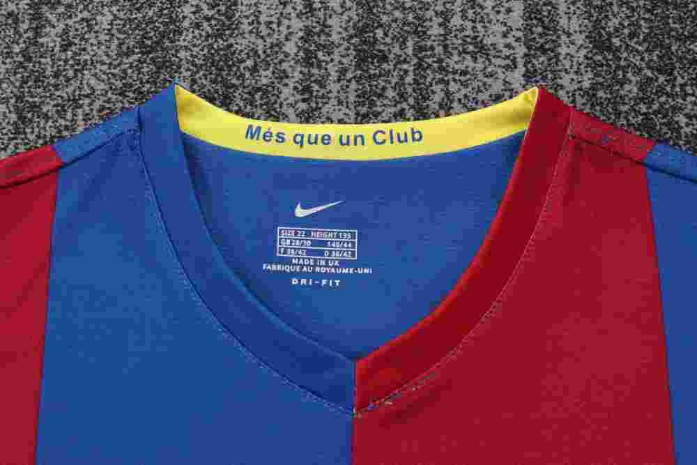 2006-2007 Retro Barcelona Home Football Shirt 1:1 Thai Quality Kids Size