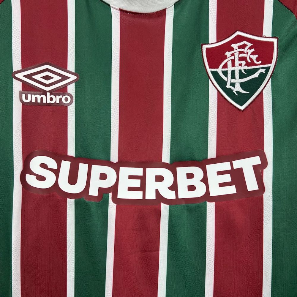 2025/2026 Long Sleeves Fluminense Home Football Jersey 1:1 Thai Quality