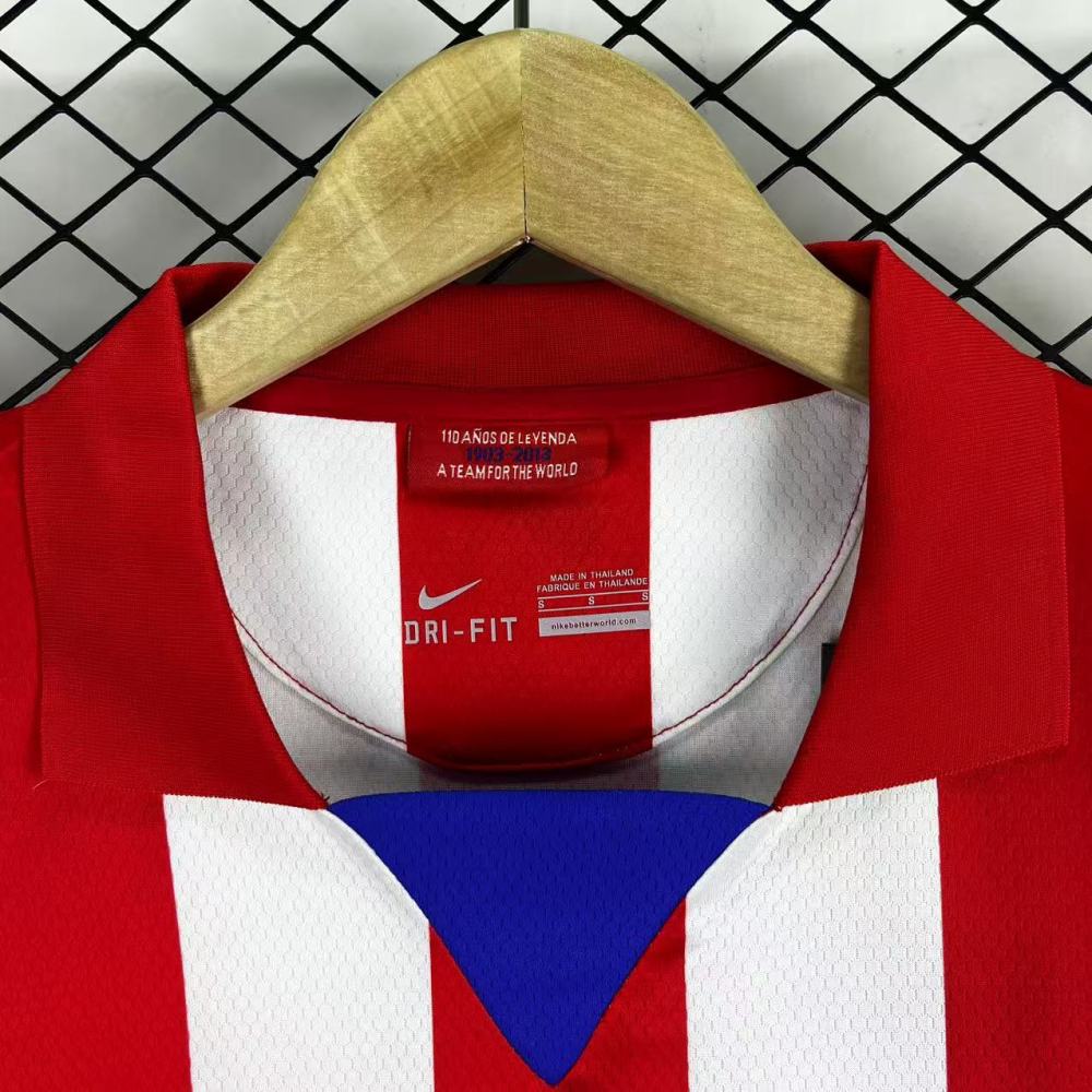 2013-2014 Retro Atletico Madrid Home Soccer Jersey 1:1 Thai Quality