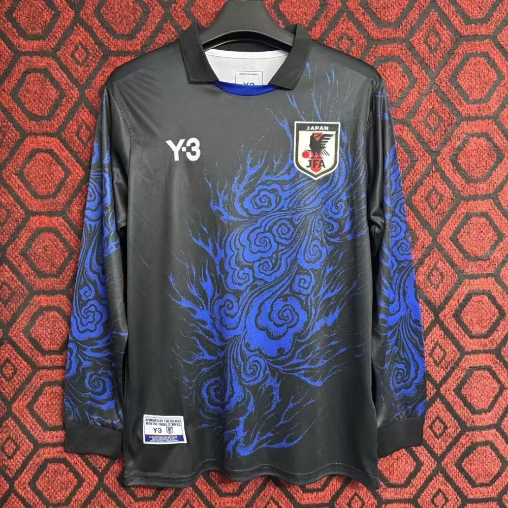 2024-2025 Japan Long Sleeves Flame Special Blue Football Shirt 1:1 Thai Quality