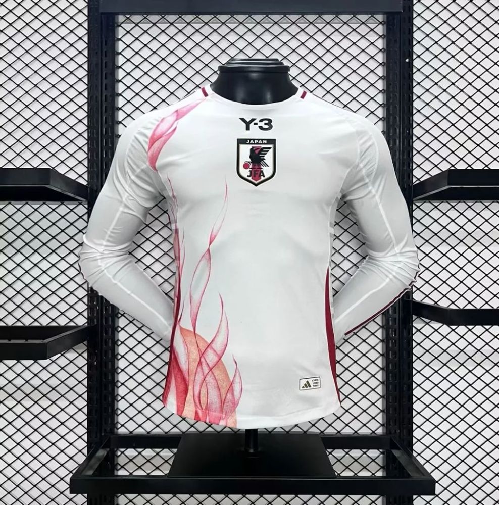 2024-2025 Player Version Japan Away Long Sleeves Football Shirt 1:1 Thai Quality